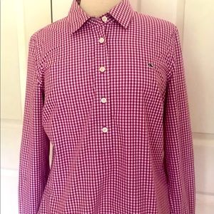 Vineyard Vines Ladies size 10 Gingham Check Top